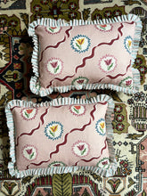 Load image into Gallery viewer, Pink "Tulips of Belgravia" Cushions