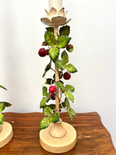 Load image into Gallery viewer, Italian Strawberry Tole Lamps