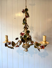 Load image into Gallery viewer, Geranium Tole Chandelier
