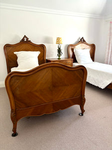 Pair of Antique French Louis XV Beds