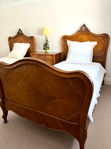 Pair of Antique French Louis XV Beds