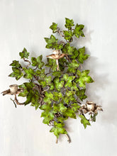 Load image into Gallery viewer, Large Italian 1940s Ivy Tole Sconces
