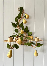 Load image into Gallery viewer, Italian Pear Tole Candle Sconce
