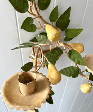 Load image into Gallery viewer, Italian Pear Tole Candle Sconce
