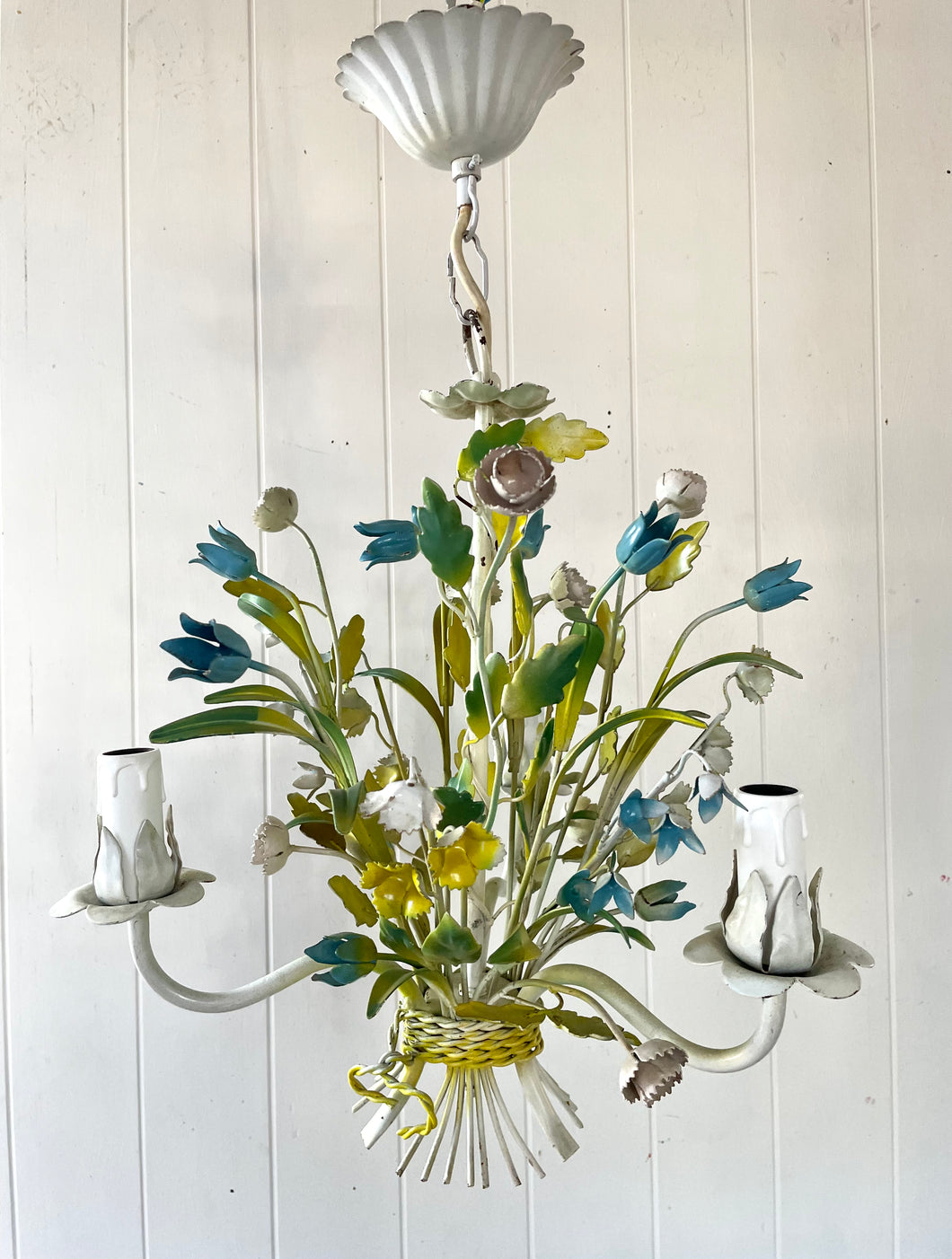 Mid-Century Field Flowers Chandelier