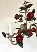 Load image into Gallery viewer, Italian Tole Apple Chandelier
