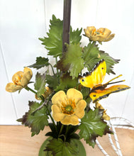 Load image into Gallery viewer, Italian Tole Butterfly Lamp
