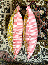 Load image into Gallery viewer, Yellow &quot;Squiggle&quot; Cushion
