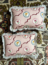 Load image into Gallery viewer, Pink &quot;Tulips of Belgravia&quot; Cushions
