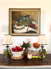 Load image into Gallery viewer, Pear Tole Table Lamps
