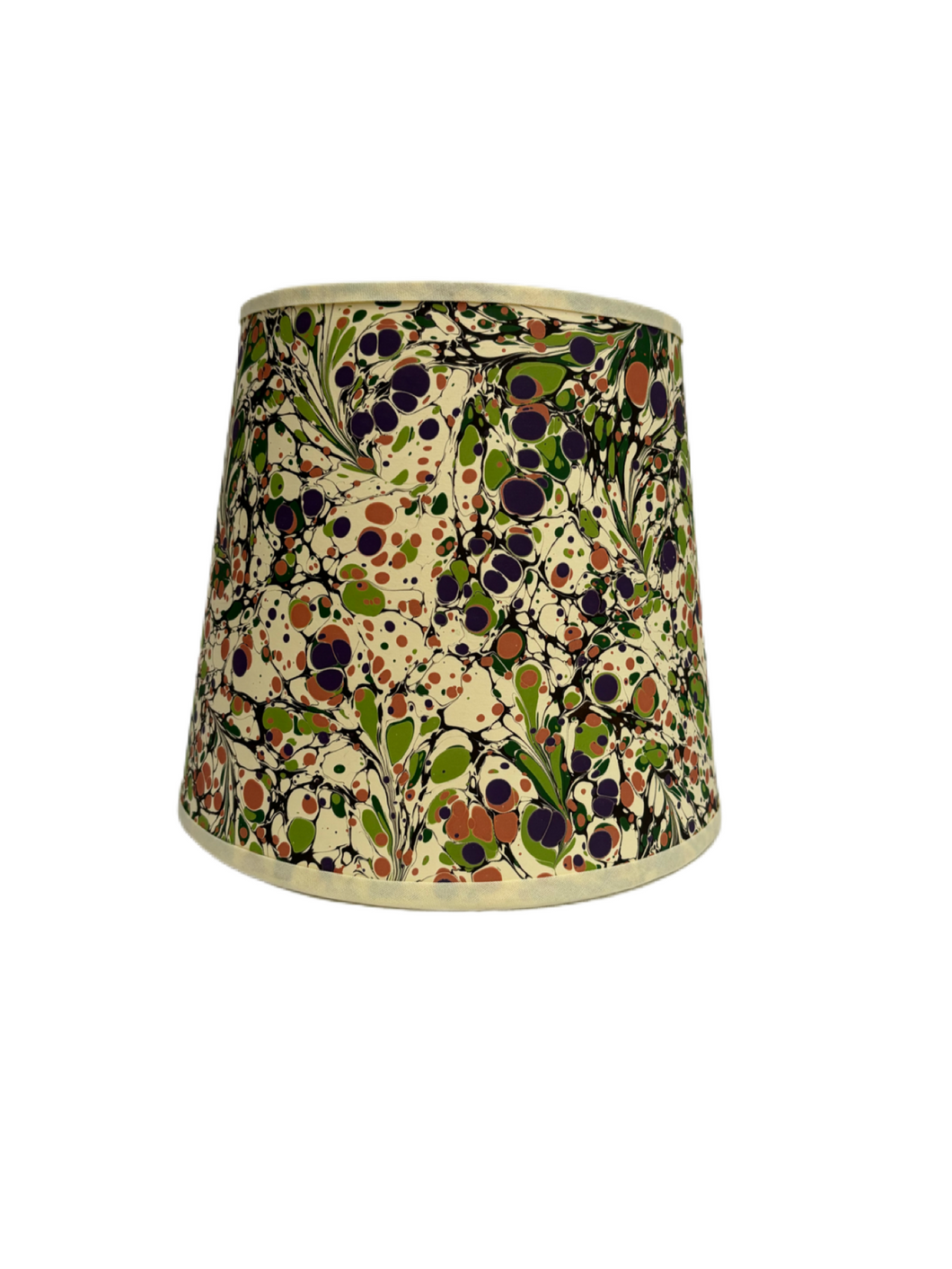 Green & Purple Marbled Lampshade