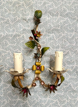 Load image into Gallery viewer, Pastel Floral Tole Sconces
