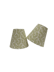 Colefax & Fowler Green "Blythe" sconce shades