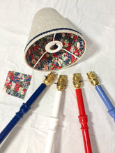 Load image into Gallery viewer, Red &amp; Blue Liberty Lampshade
