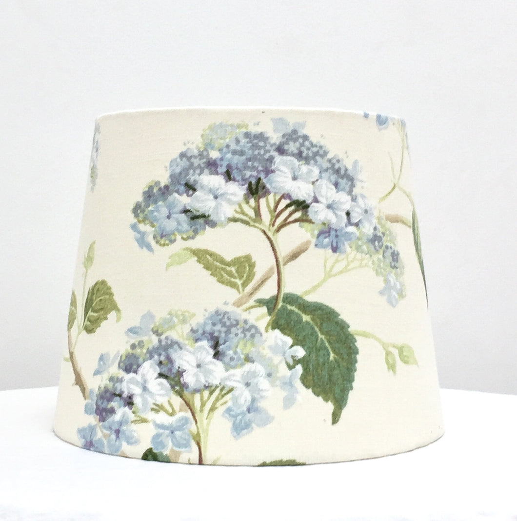 White deals floral lampshade